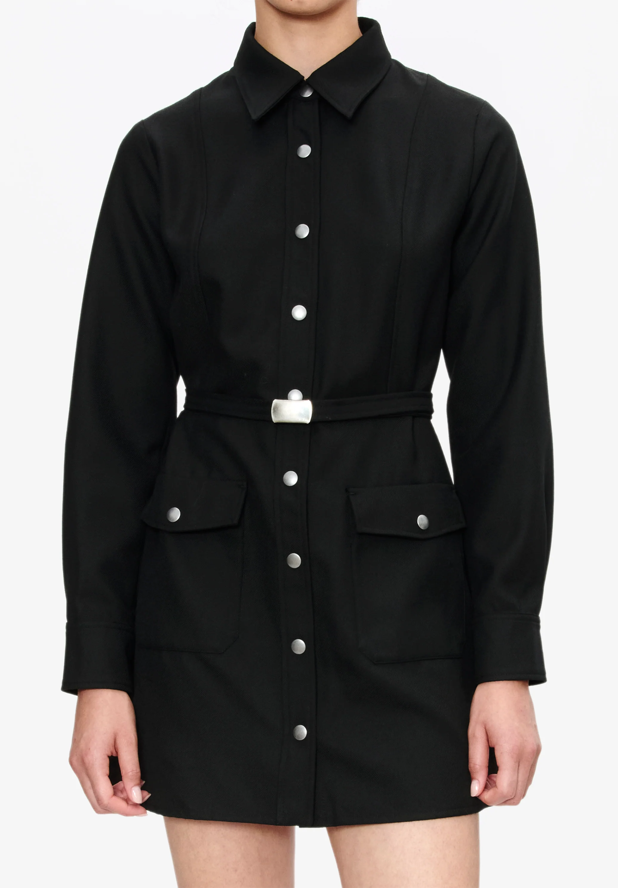 Belted shirt-dress - Image 4