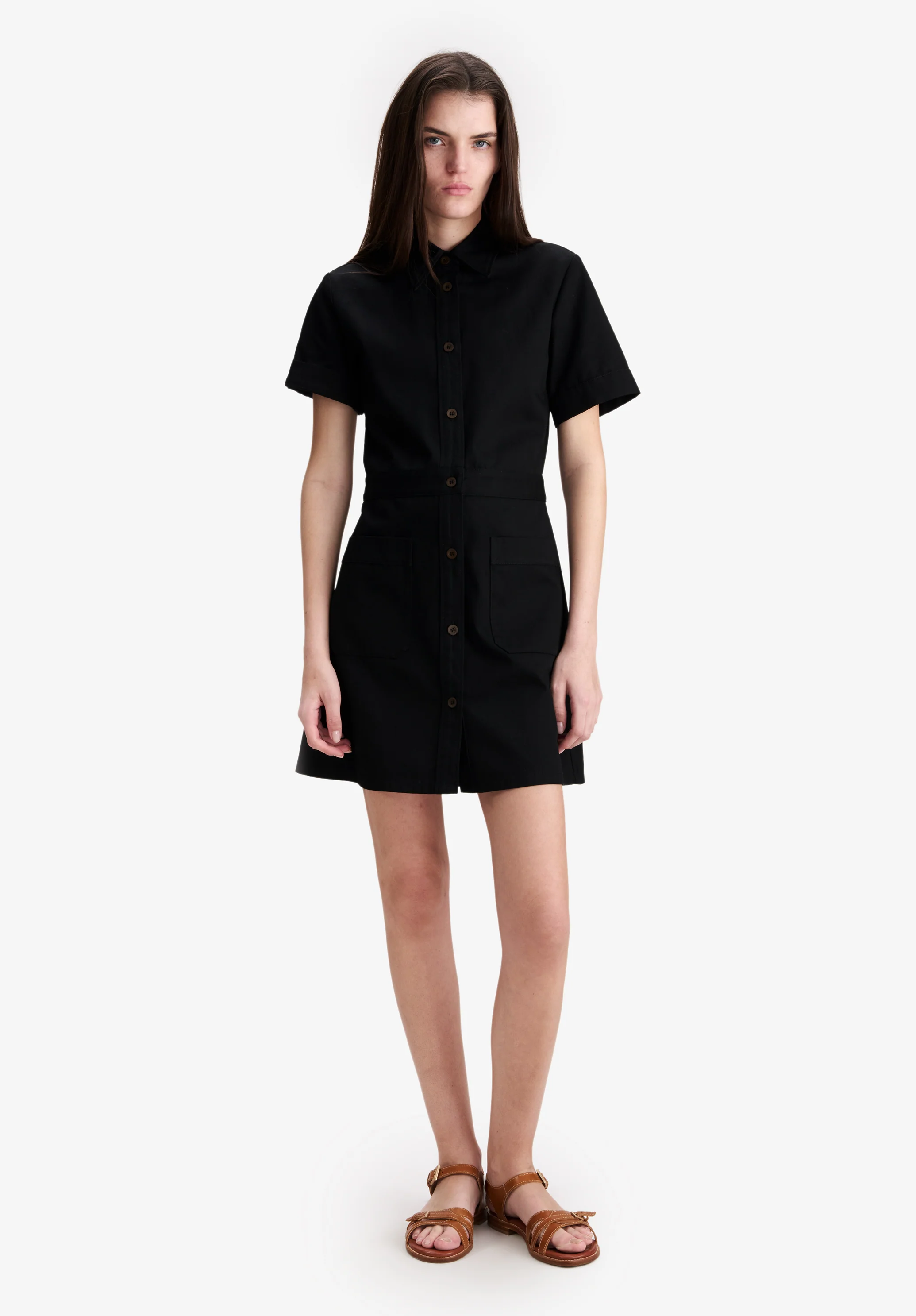Black moleskin dress - Image 2
