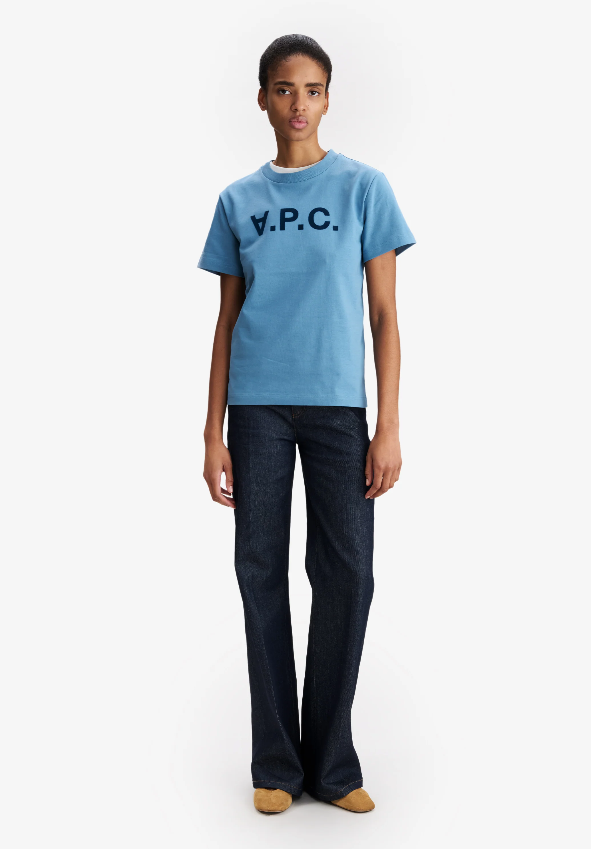 Blue V.P.C. logo T-shirt - Image 5