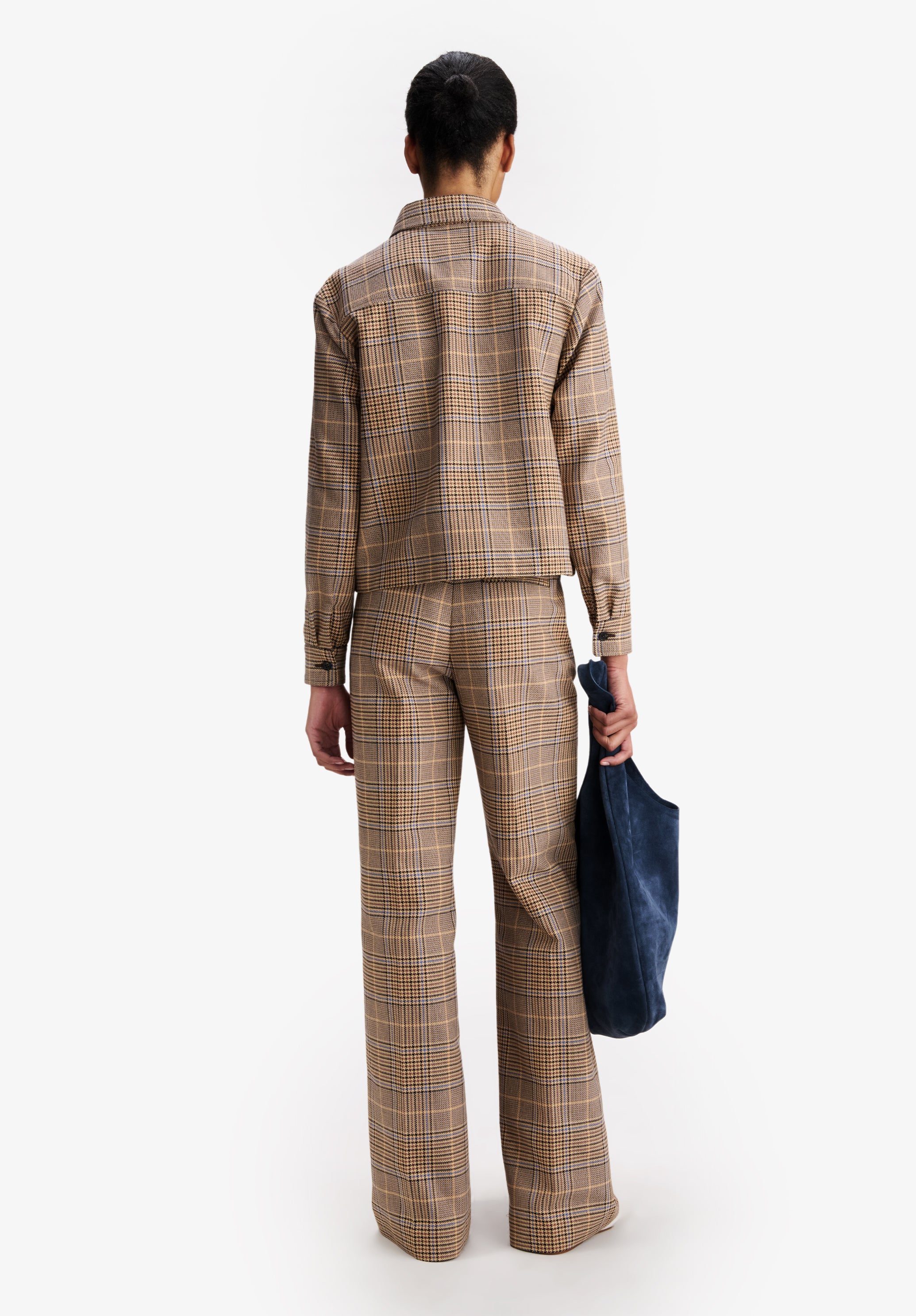 Brown check jacket - Image 3