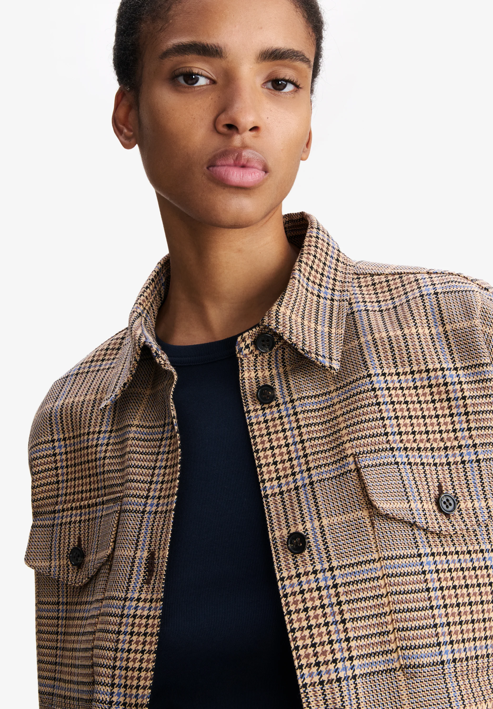 Brown check jacket - Image 4