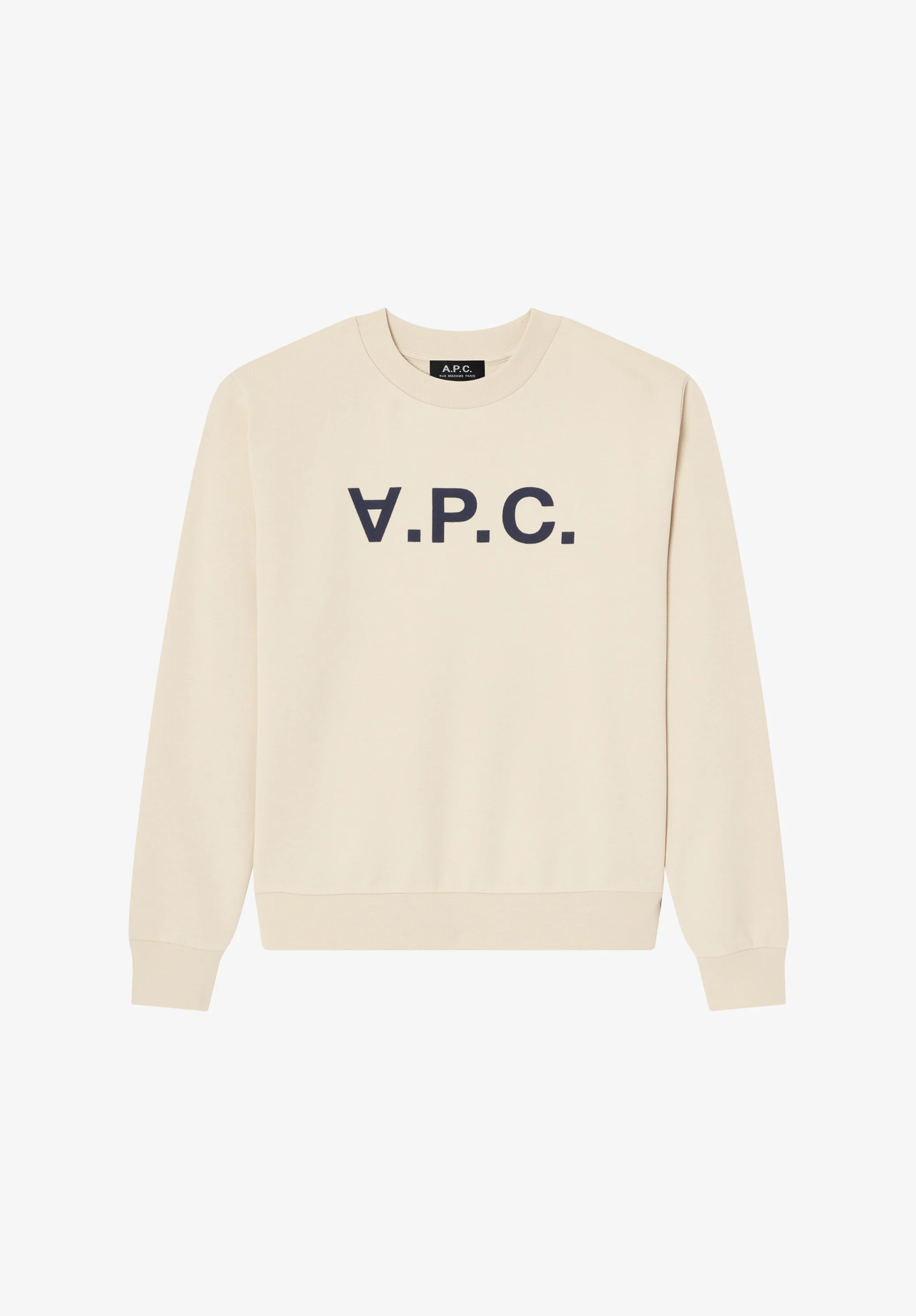 Grey sweatshirt with V.P.C. logo