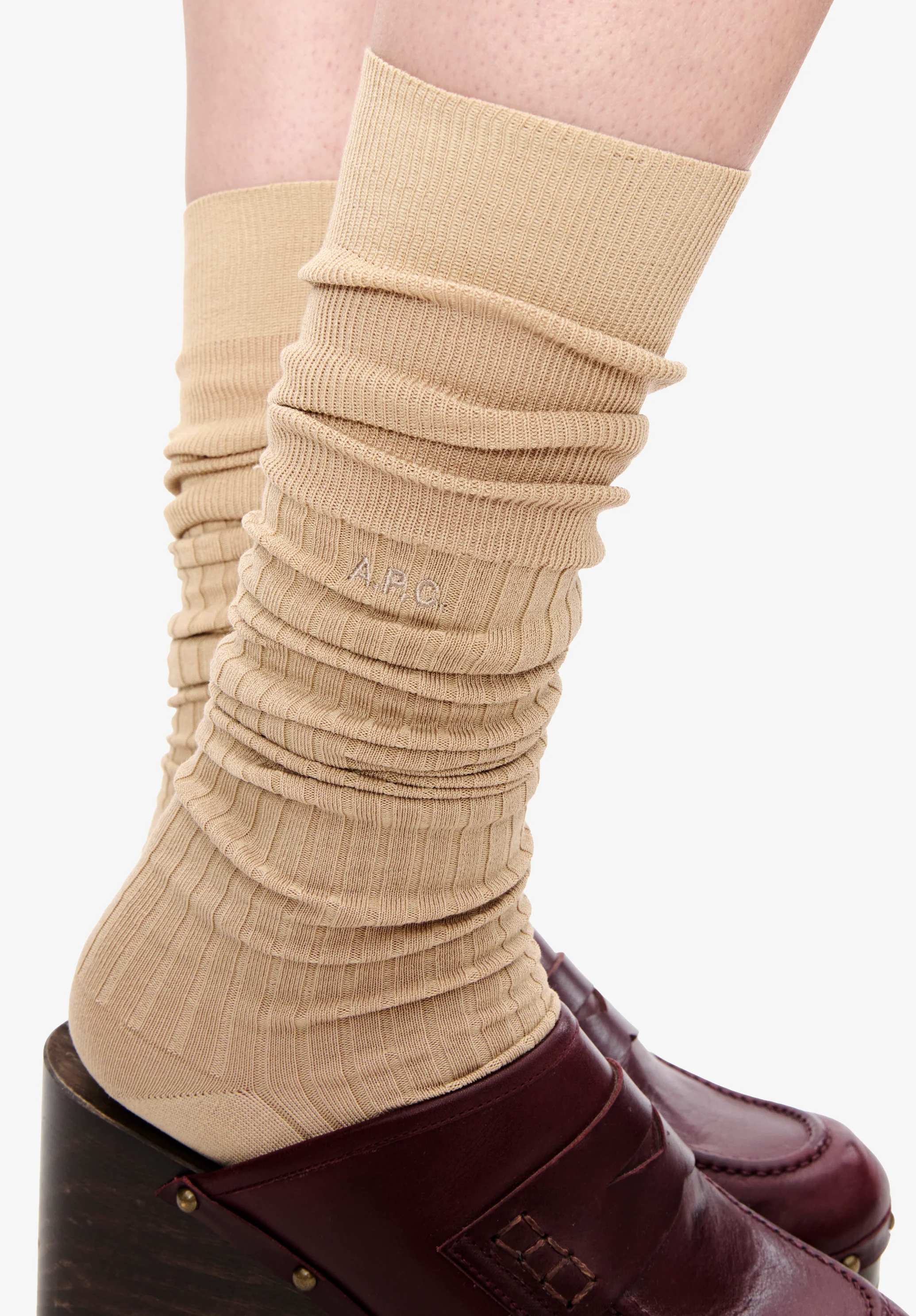 Knee-high socks