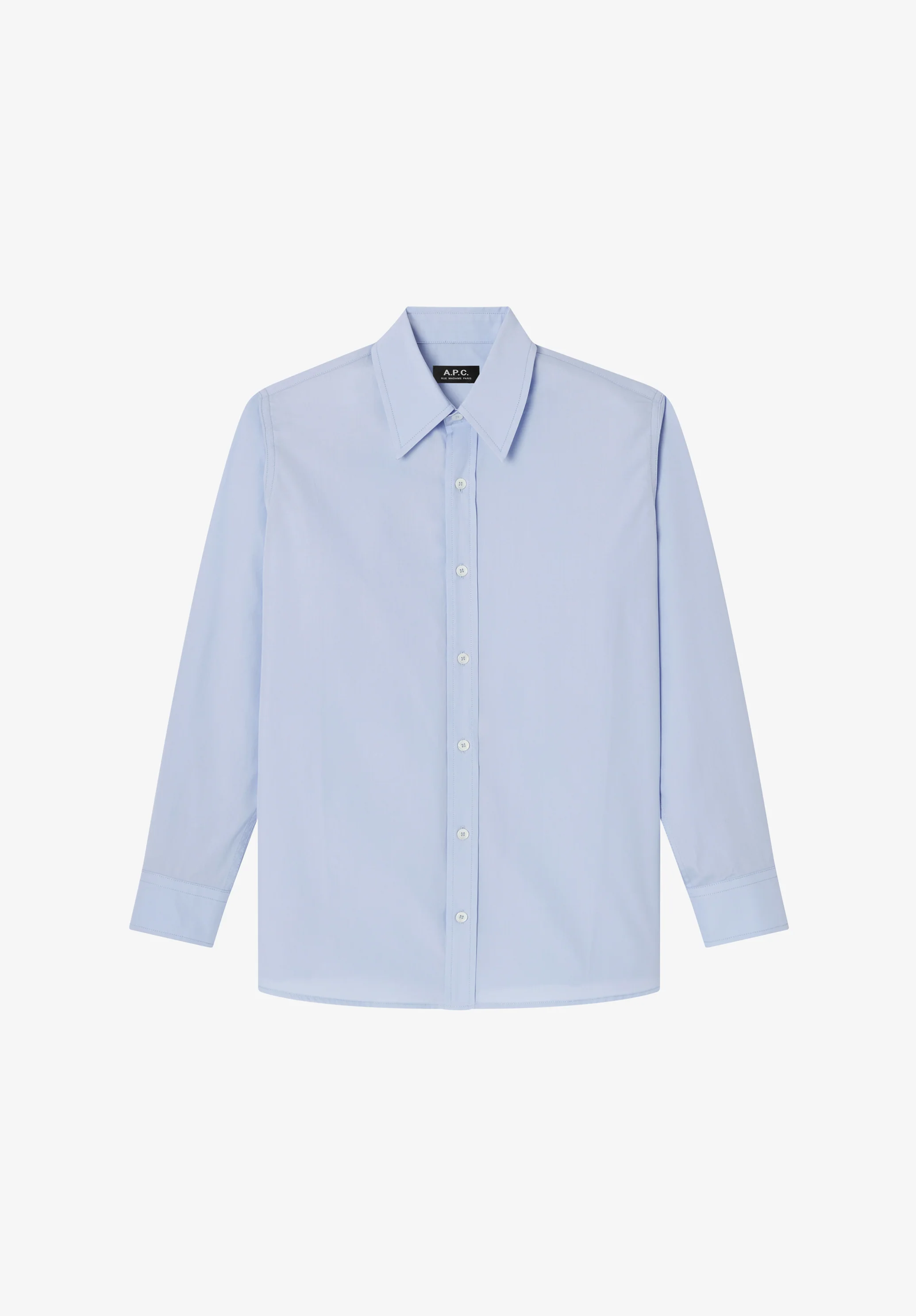 Light blue organic cotton shirt