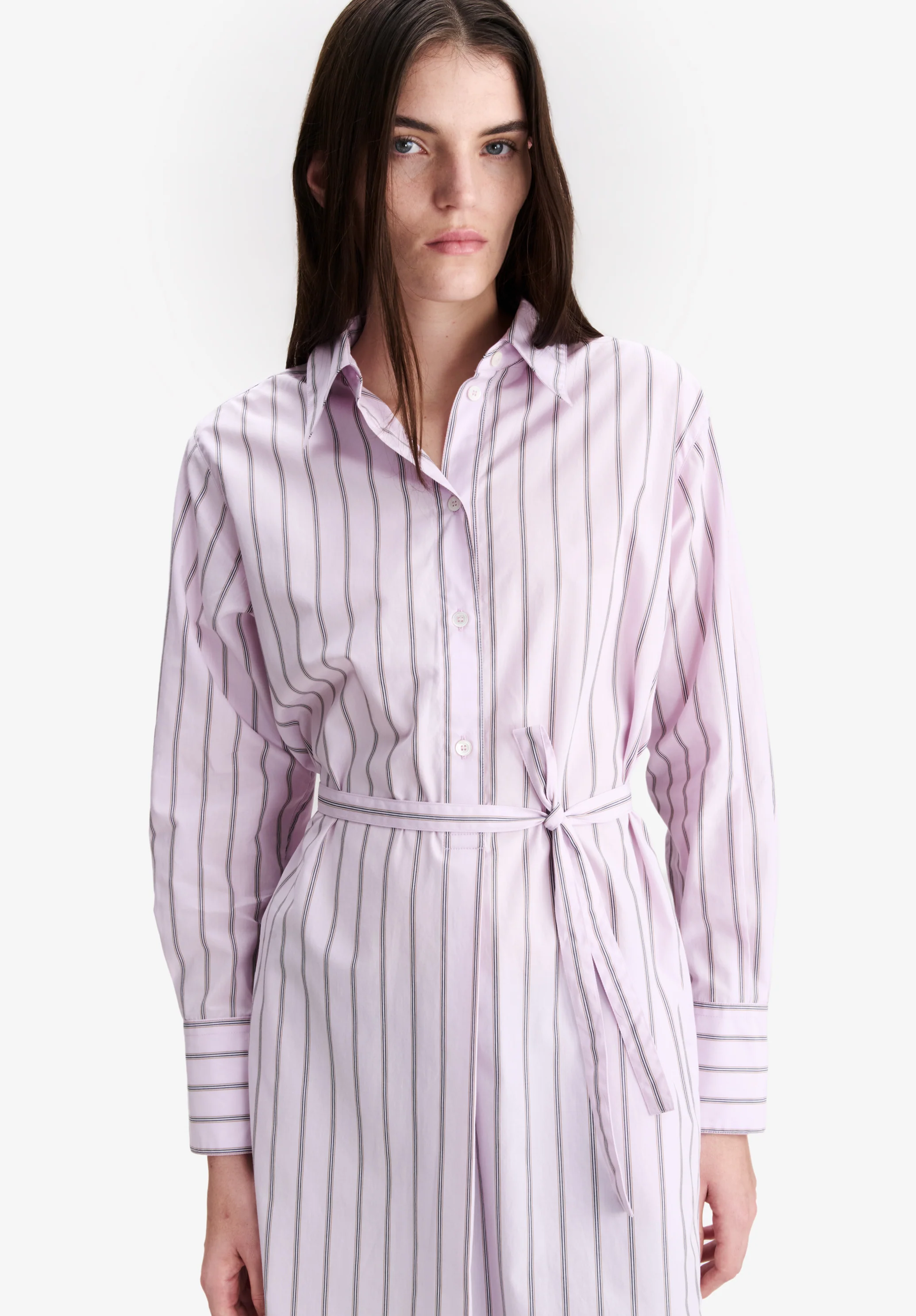 Long pink shirt dress - Image 4