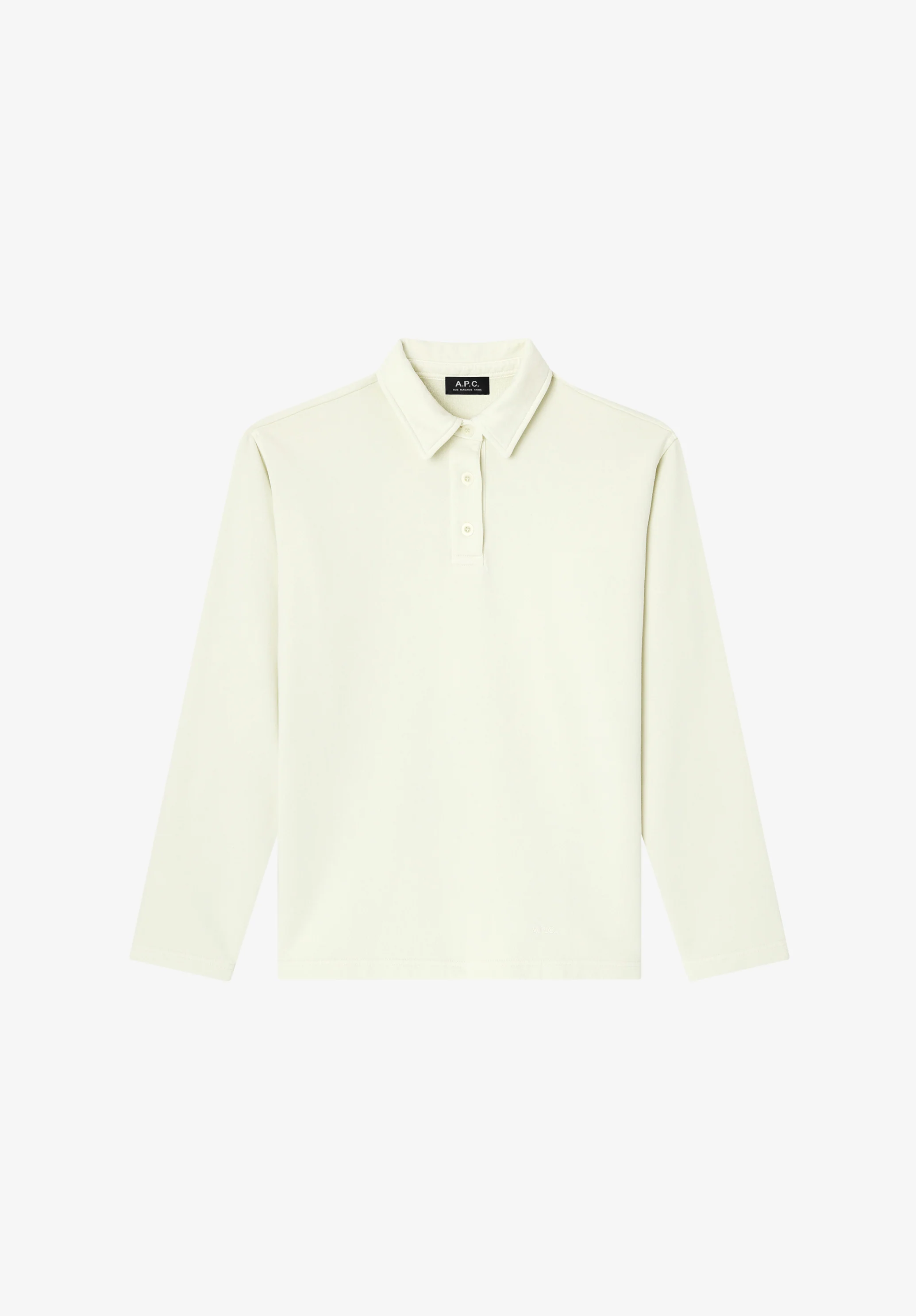Long-sleeve unisex polo shirt
