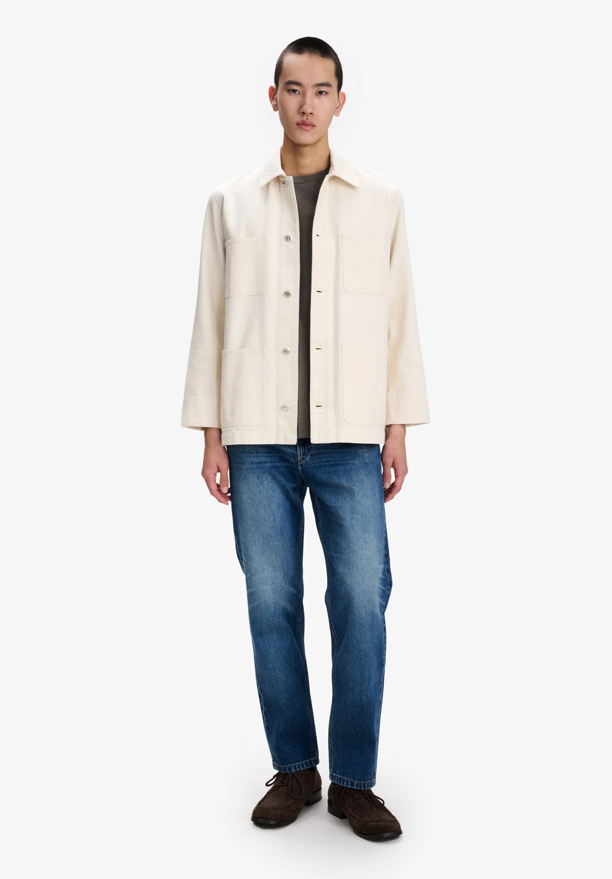 Off-white denim workwear jacket - Image 2