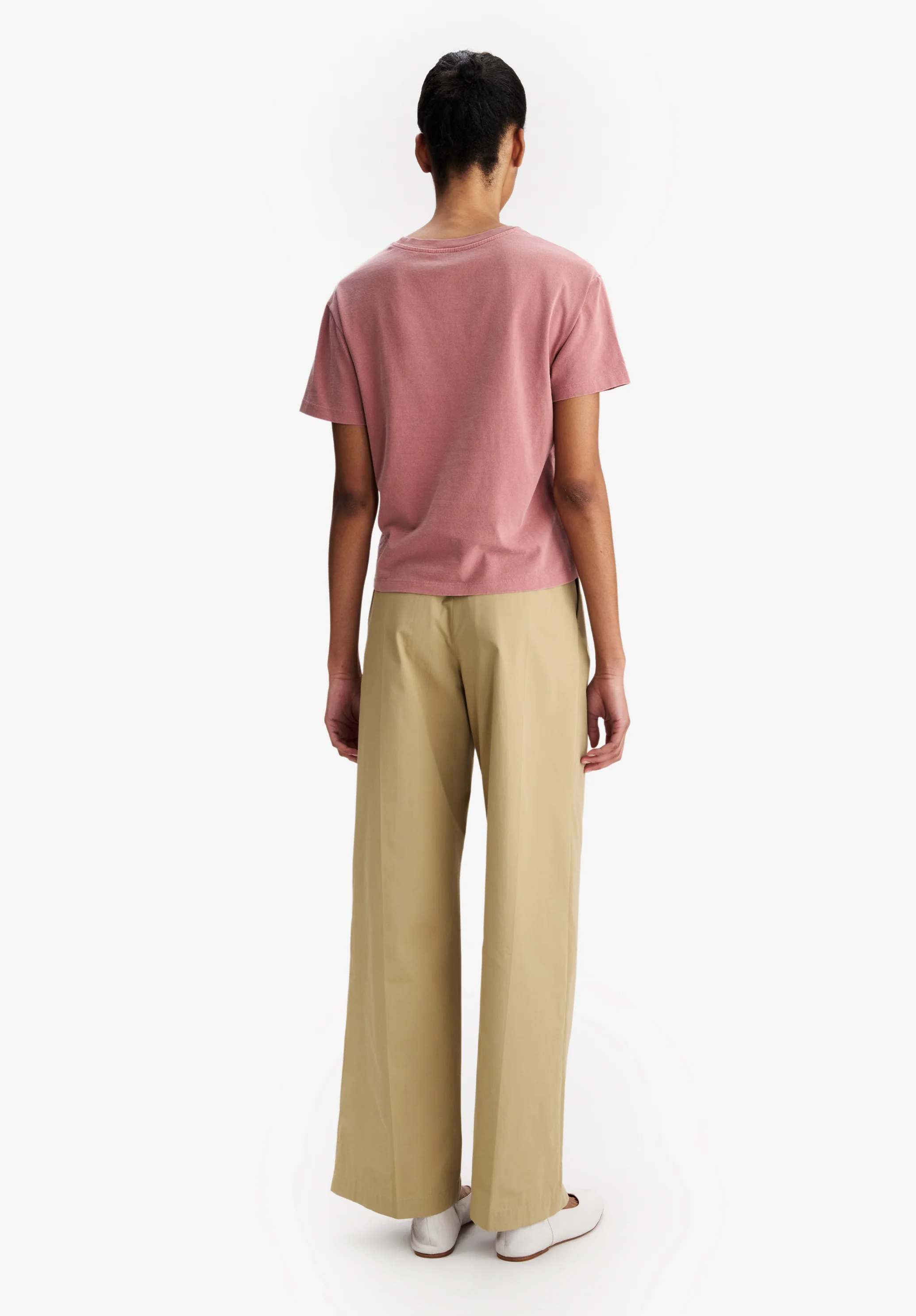 Raspberry pink t-shirt with A.P.C. Rue Madame logo - Image 3