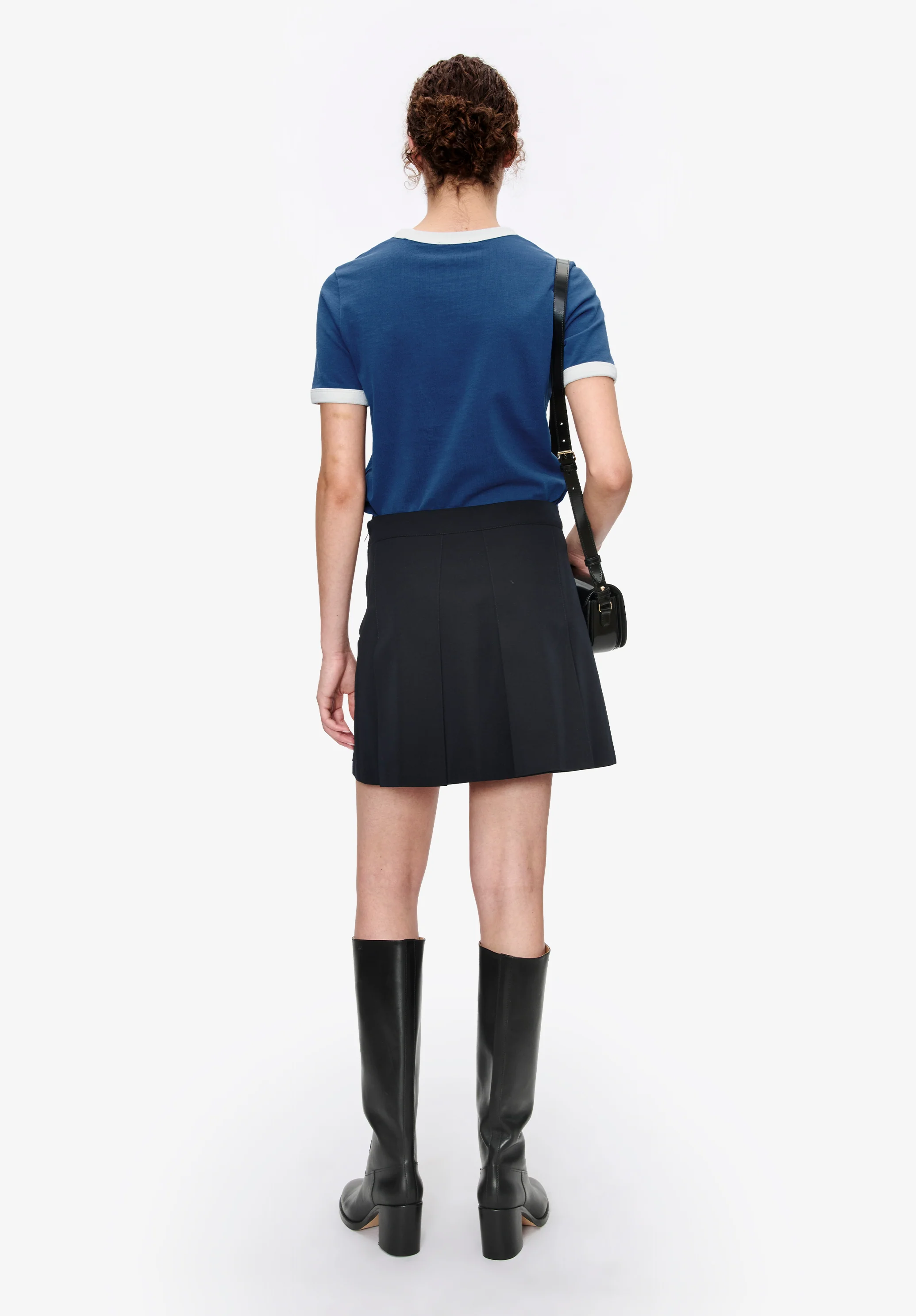 Ringer crop T-shirt - Image 3