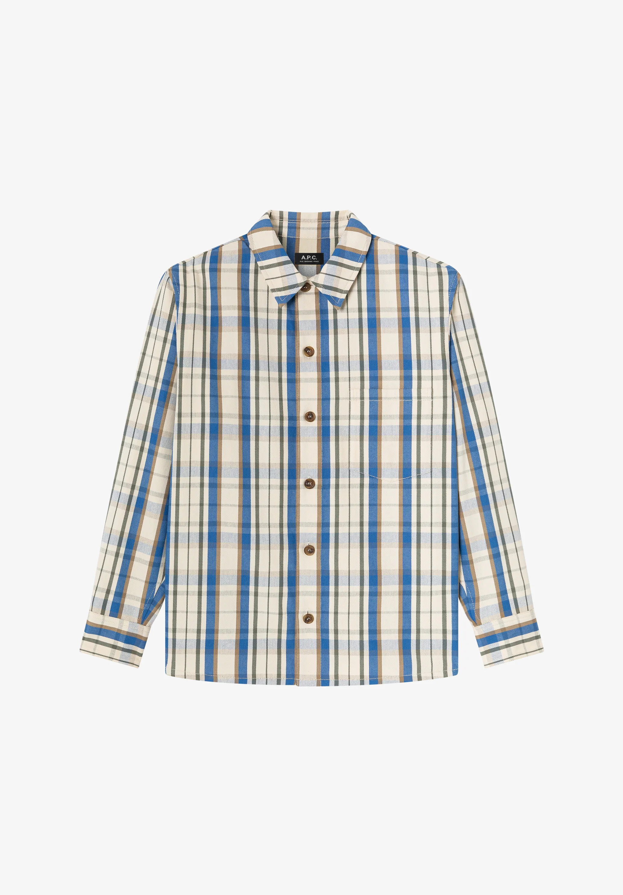 White check overshirt